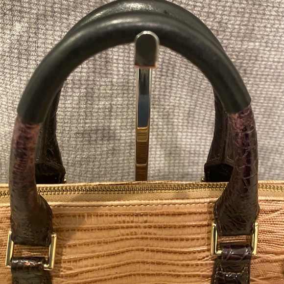 Brahmin Croc Embossed Satchel - Picture 4 of 16